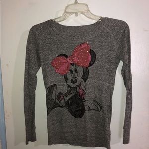 Long sleeve Minnie Mouse shirt